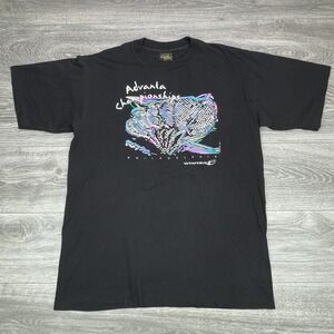 Vintage Tennis Shirt Mens Large Black Advanta Championship Philadelphia 1995 90s